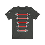 The Traditional - Drum Major -  White Trim, Red Accent