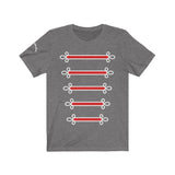 The Traditional - Drum Major -  White Trim, Red Accent