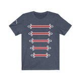 The Traditional - Drum Major -  White Trim, Red Accent