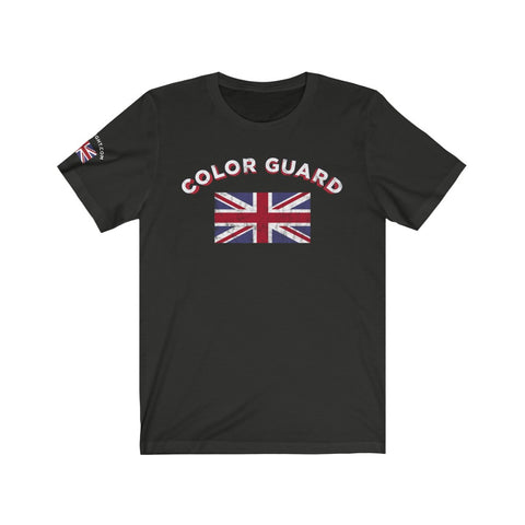 UK Union Jack Color Guard Vintage Tee - Unisex