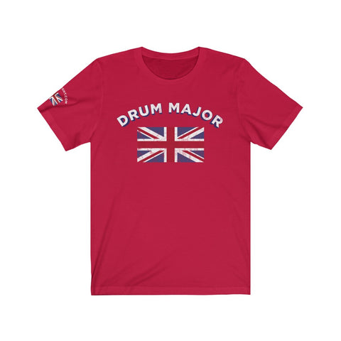UK Union Jack Drum Major Vintage Tee - Unisex